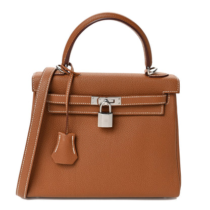 Hermes Togo Kelly Retourne 25 Gold 1 of 8