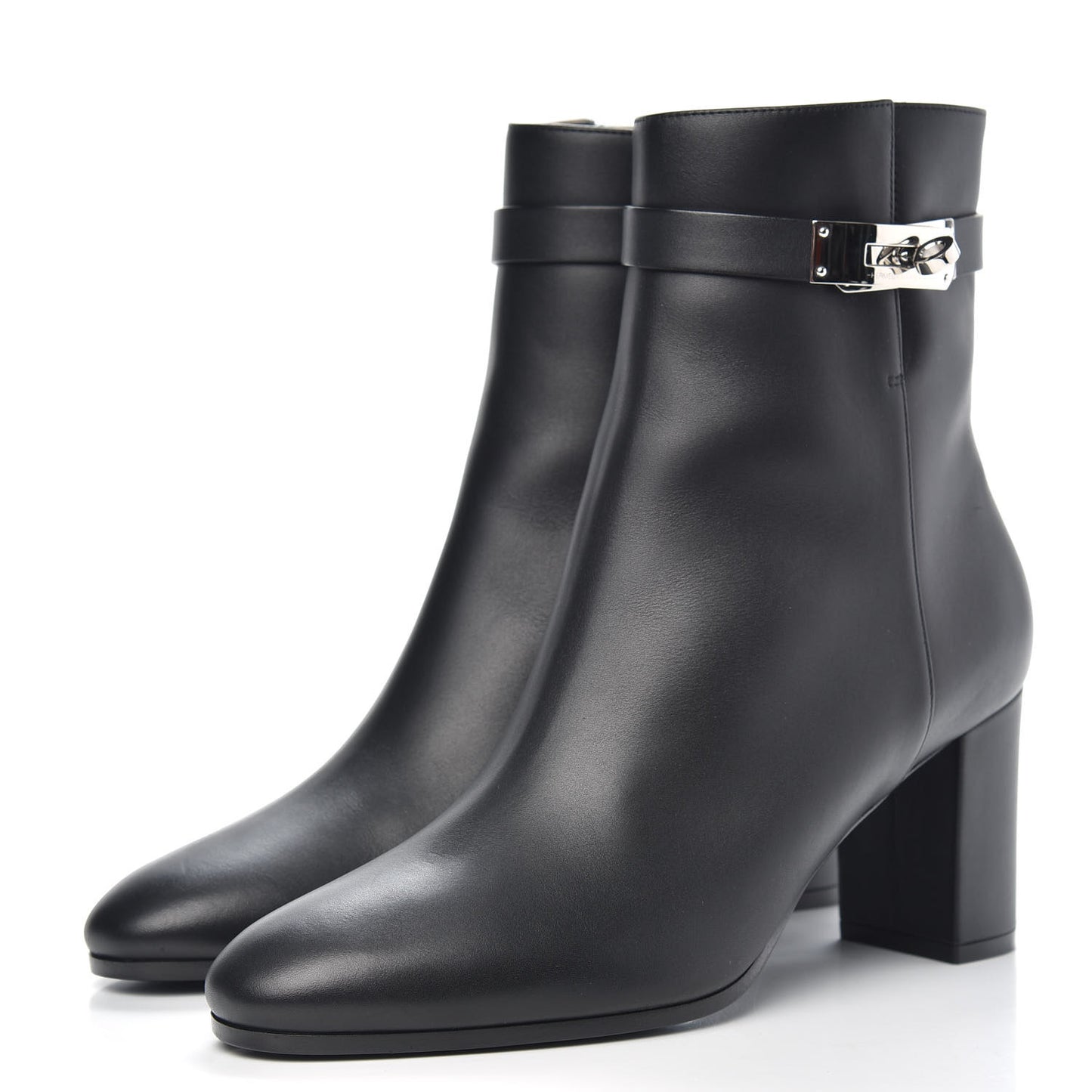 Calfskin Saint Germain Ankle Boots 39.5 Black