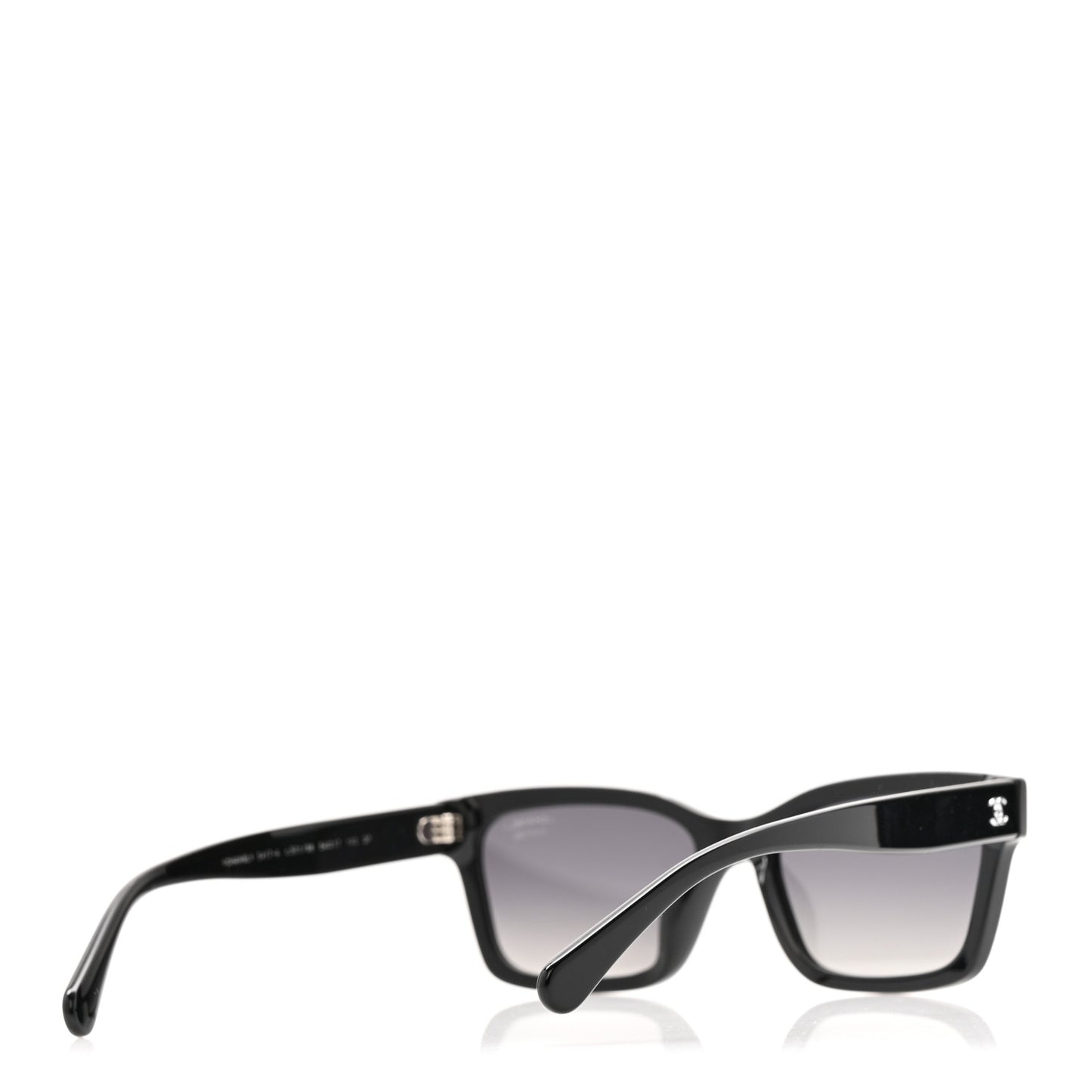 Acetate Polarized Square Sunglasses 5417-A Black