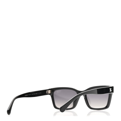 Chanel Acetate Polarized Square Sunglasses 5417-A Black 4 of 10
