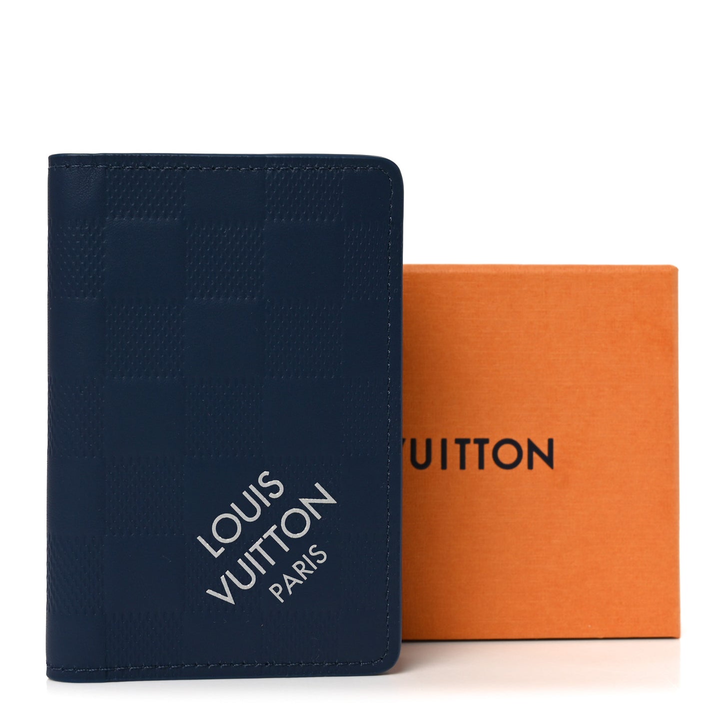 Damier Infini Pocket Organizer NM Bleu Sapphire