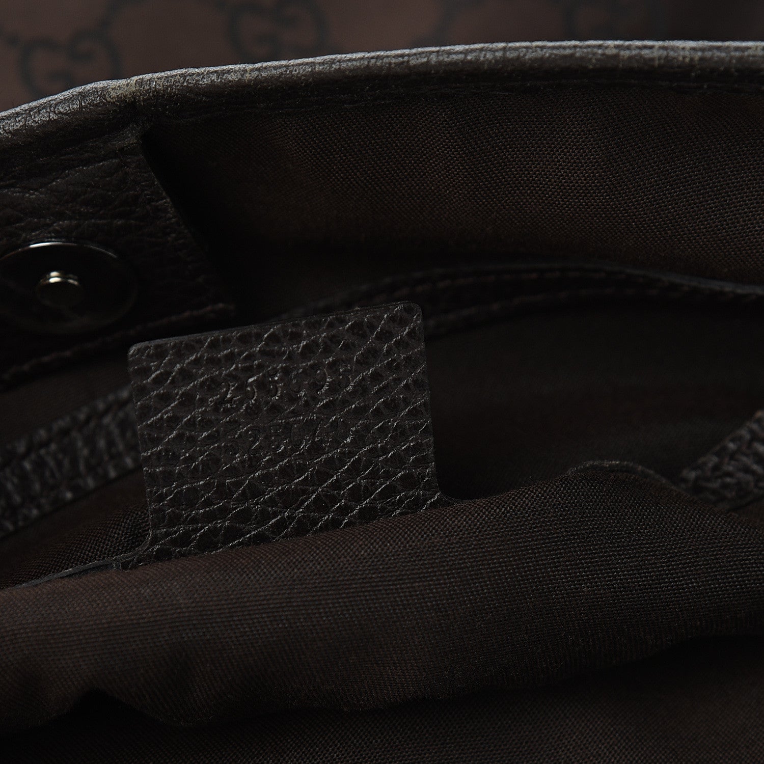 Gucci Monogram Medium Joy Tote Dark Brown 6 of 9