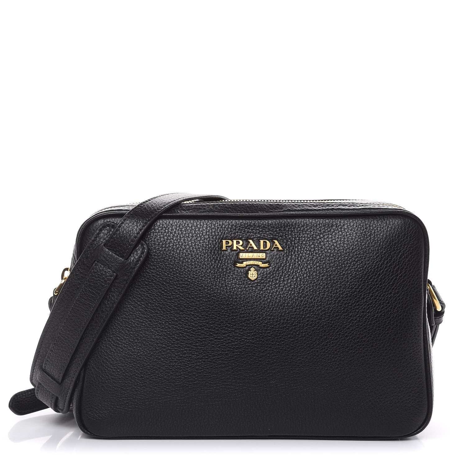 Prada Vitello Phenix Camera Bag Black 1 of 9
