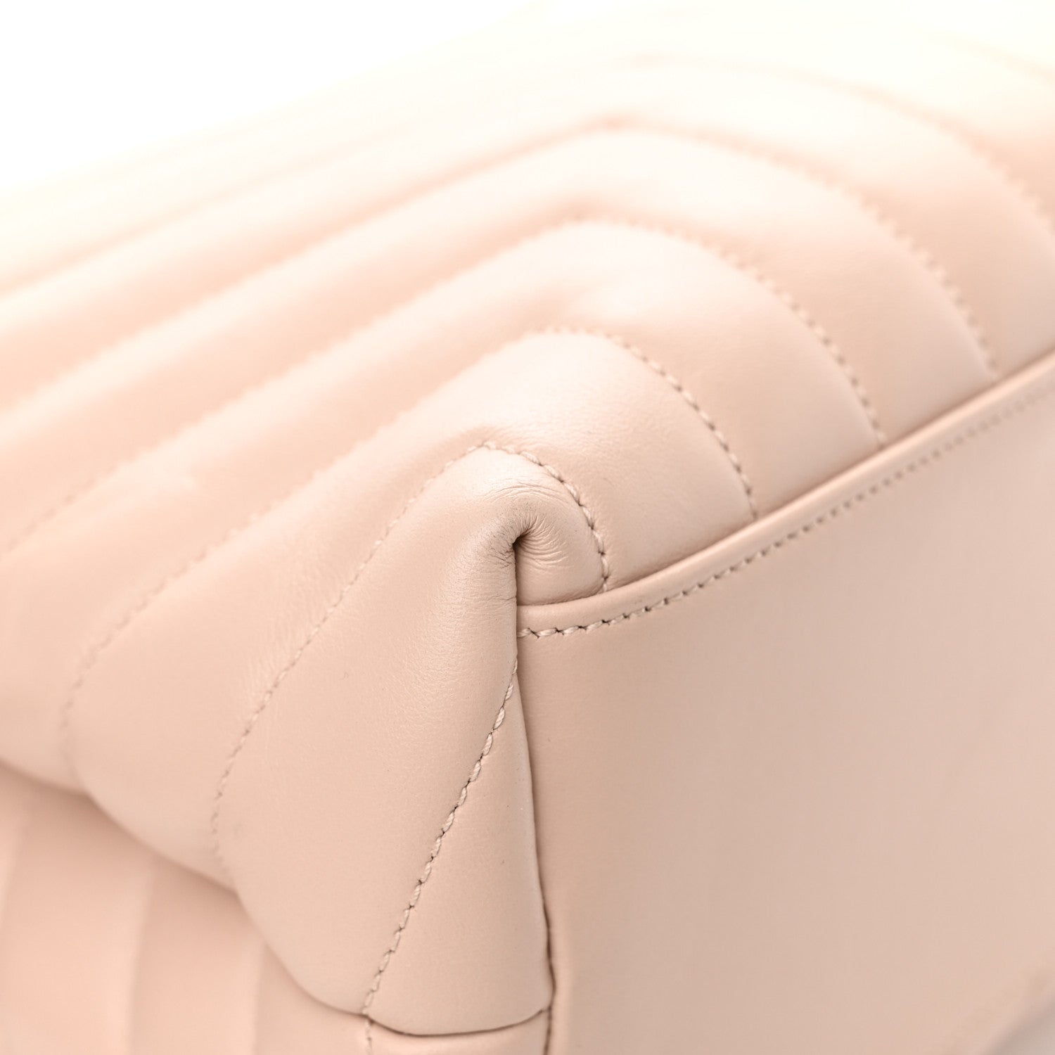 Saint Laurent Calfskin Y Quilted Monogram Medium Loulou Chain Satchel Rose Antic 11 of 13