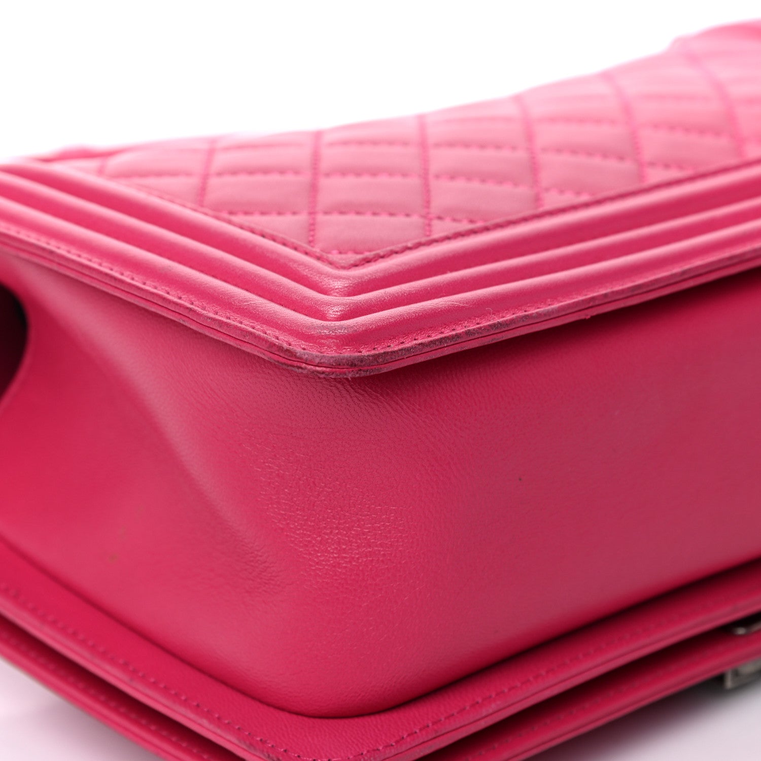 Chanel Lambskin Quilted Medium Boy Flap Pink 9 of 21