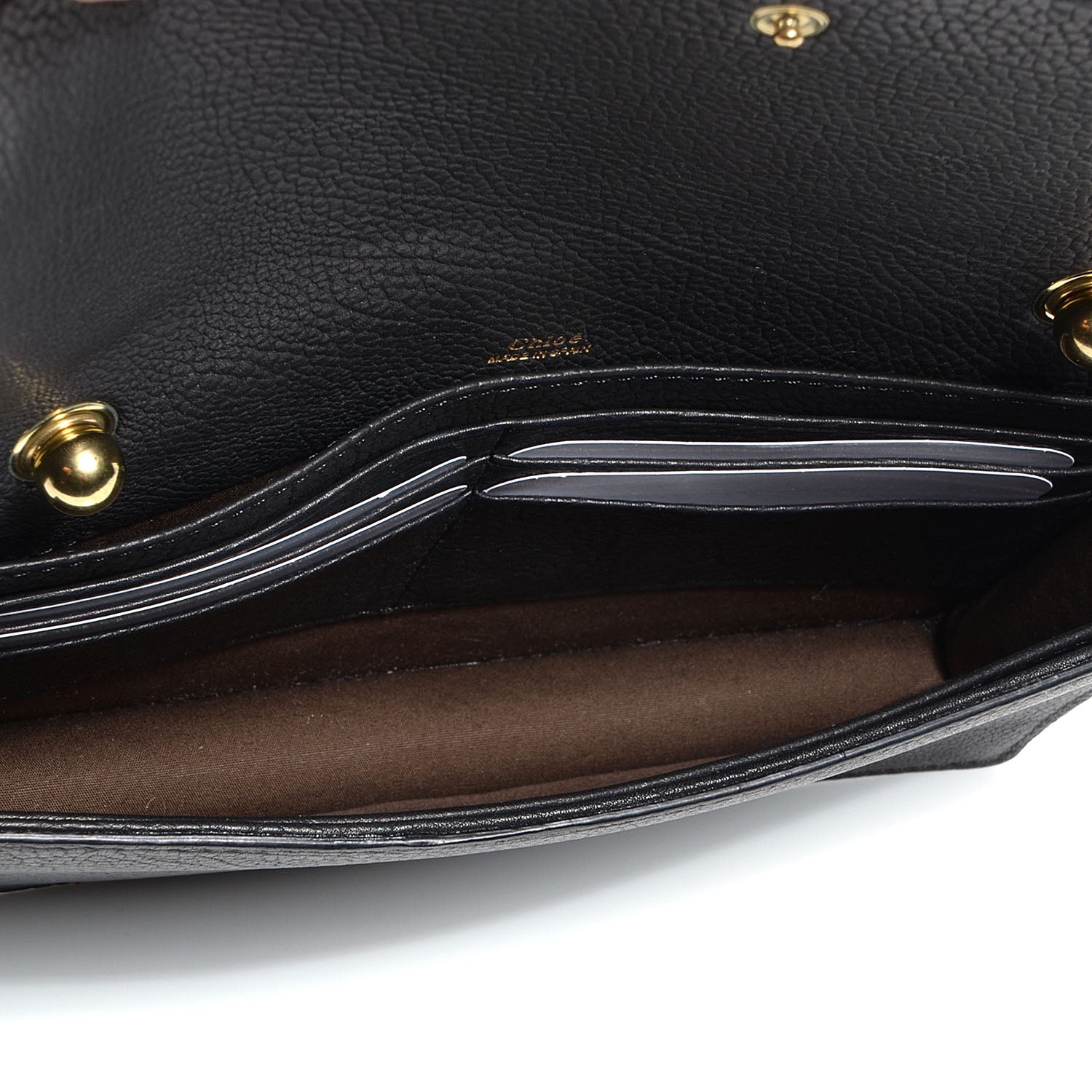 Chloe Calfskin Aurore Wallet on Chain Black 5 of 8