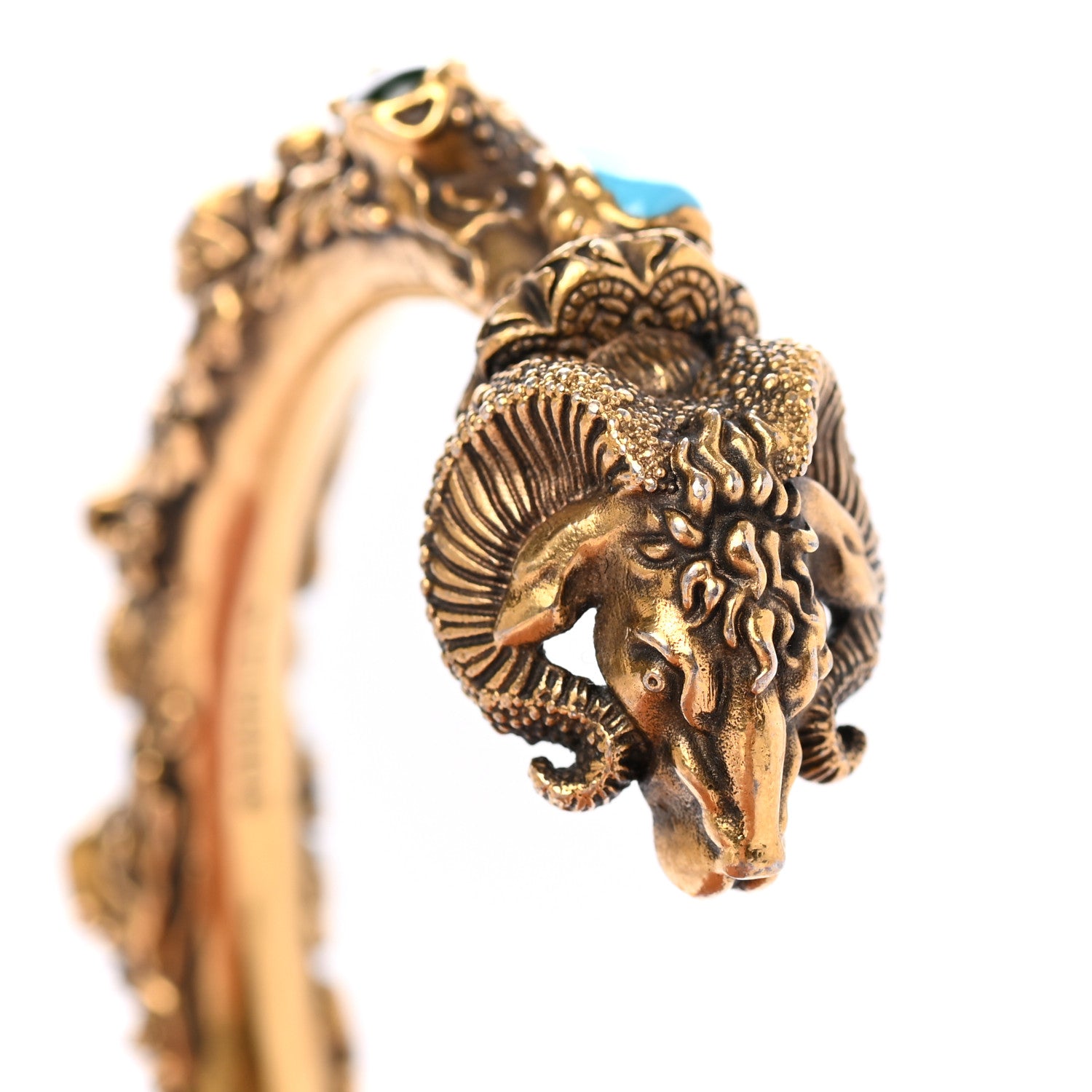 Gucci Metal Enamel Aries Bracelet L Gold Multicolor 7 of 7