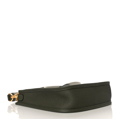 Hermes Taurillon Maurice Amazone Evelyne TPM Vert Olive Sauge 3 of 8