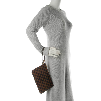 Louis Vuitton Damier Ebene Neverfull MM GM Pochette 2 of 7