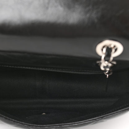 Chanel Glazed Calfskin Quilted Small CC Delivery Tote Black 5 of 9