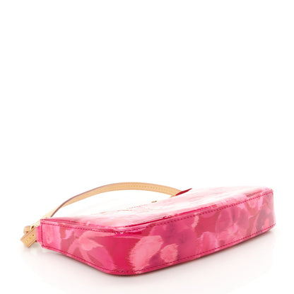 Louis Vuitton Vernis Ikat Pochette Accessories NM Rose Indien 4 of 10