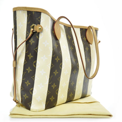 Louis Vuitton Monogram Rayures Neverfull MM 2 of 10