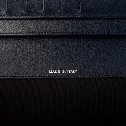 Chanel Caviar Timeless CC Large Flap Wallet Navy Blue 7 of 7