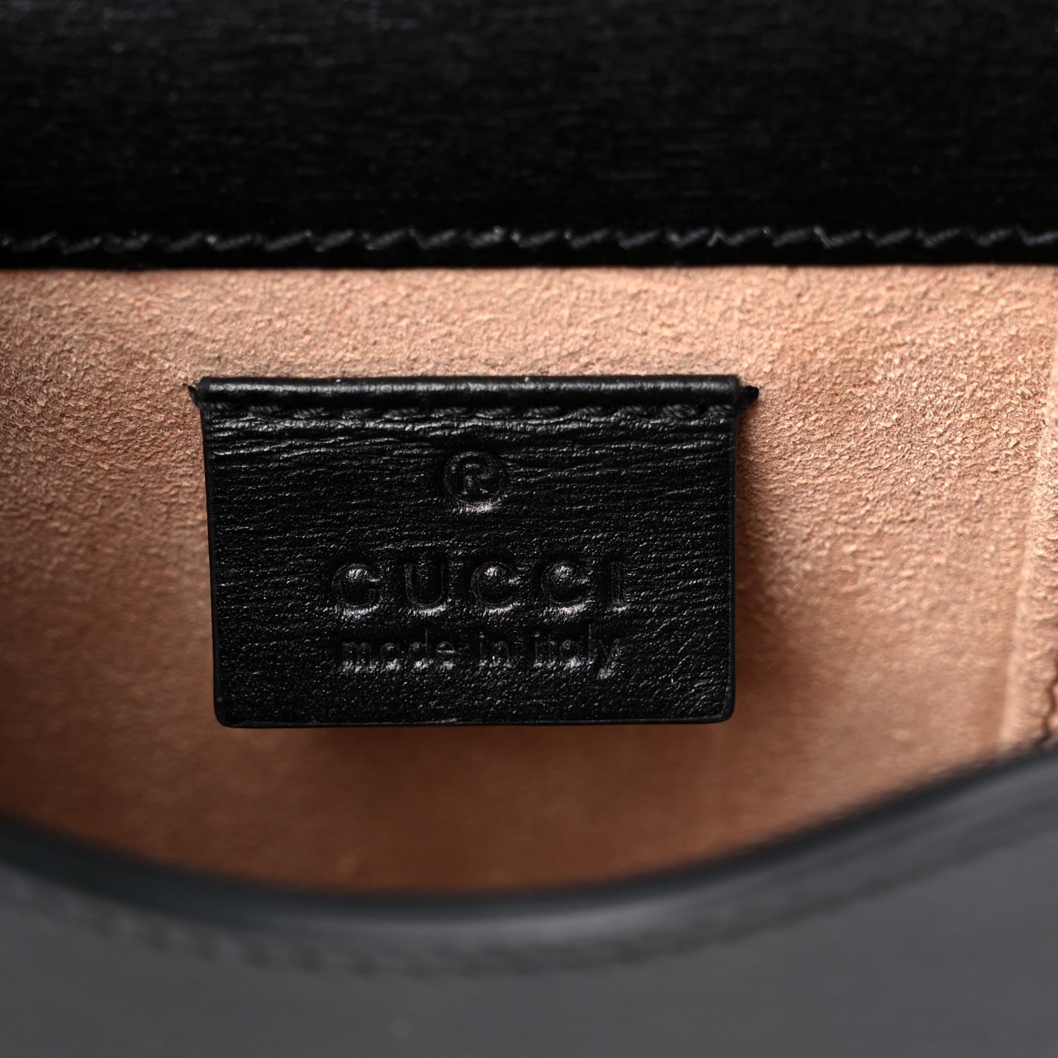 Gucci Boarded Plutone Calfskin Mini Horsebit 1955 Crossbody Bag Black 5 of 10
