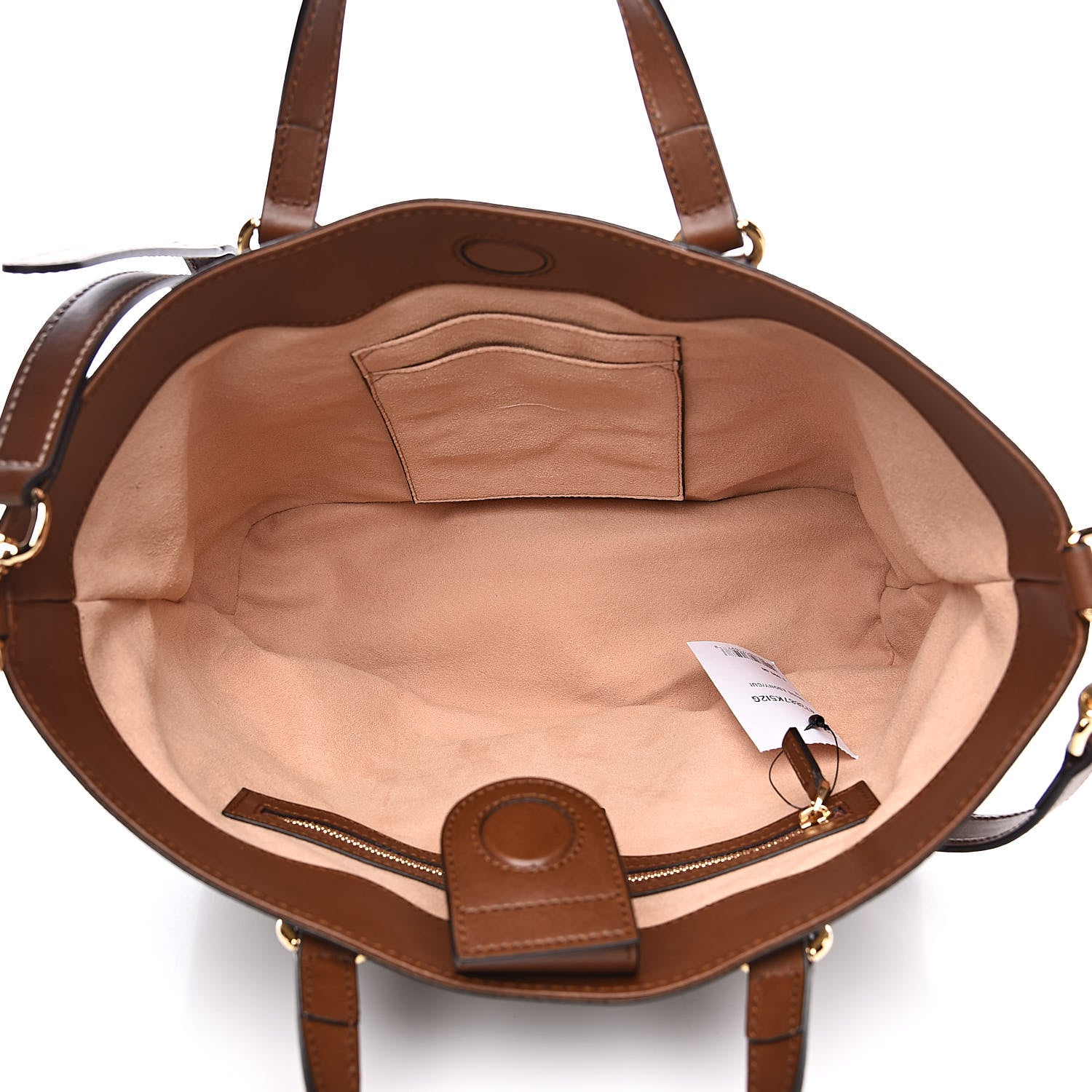 Gucci Soft GG Supreme Monogram Small Crossbody Tote Beige Cuir 5 of 11