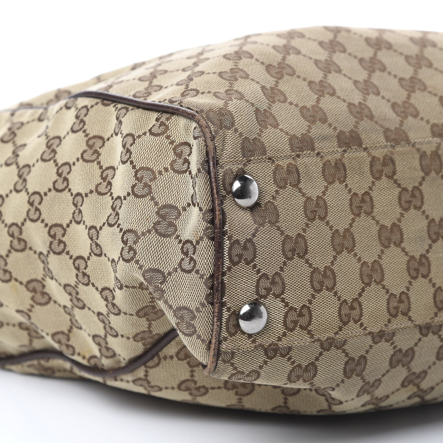 Gucci Monogram Large Tote Dark Brown 9 of 16
