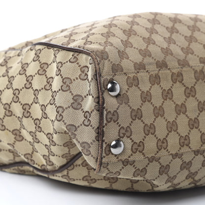 Gucci Monogram Large Tote Dark Brown 9 of 16
