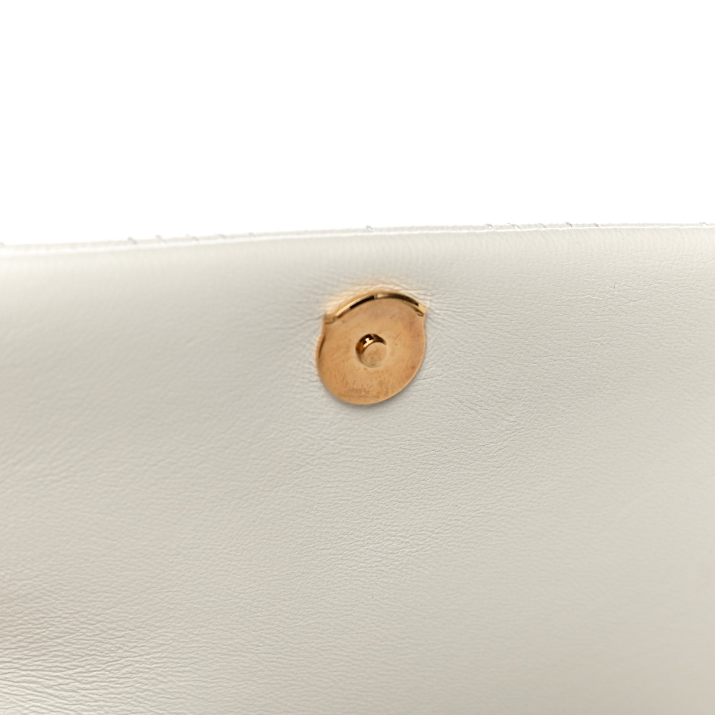 Lambskin Quilted Small Lola Bag White