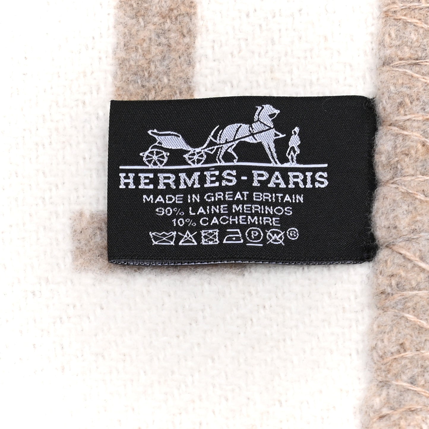 Wool Cashmere Avalon III Blanket Coco Camomille