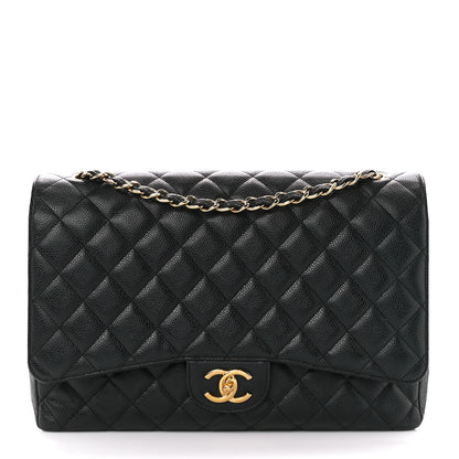 Chanel Caviar Quilted Maxi Double Flap Black 1 of 11