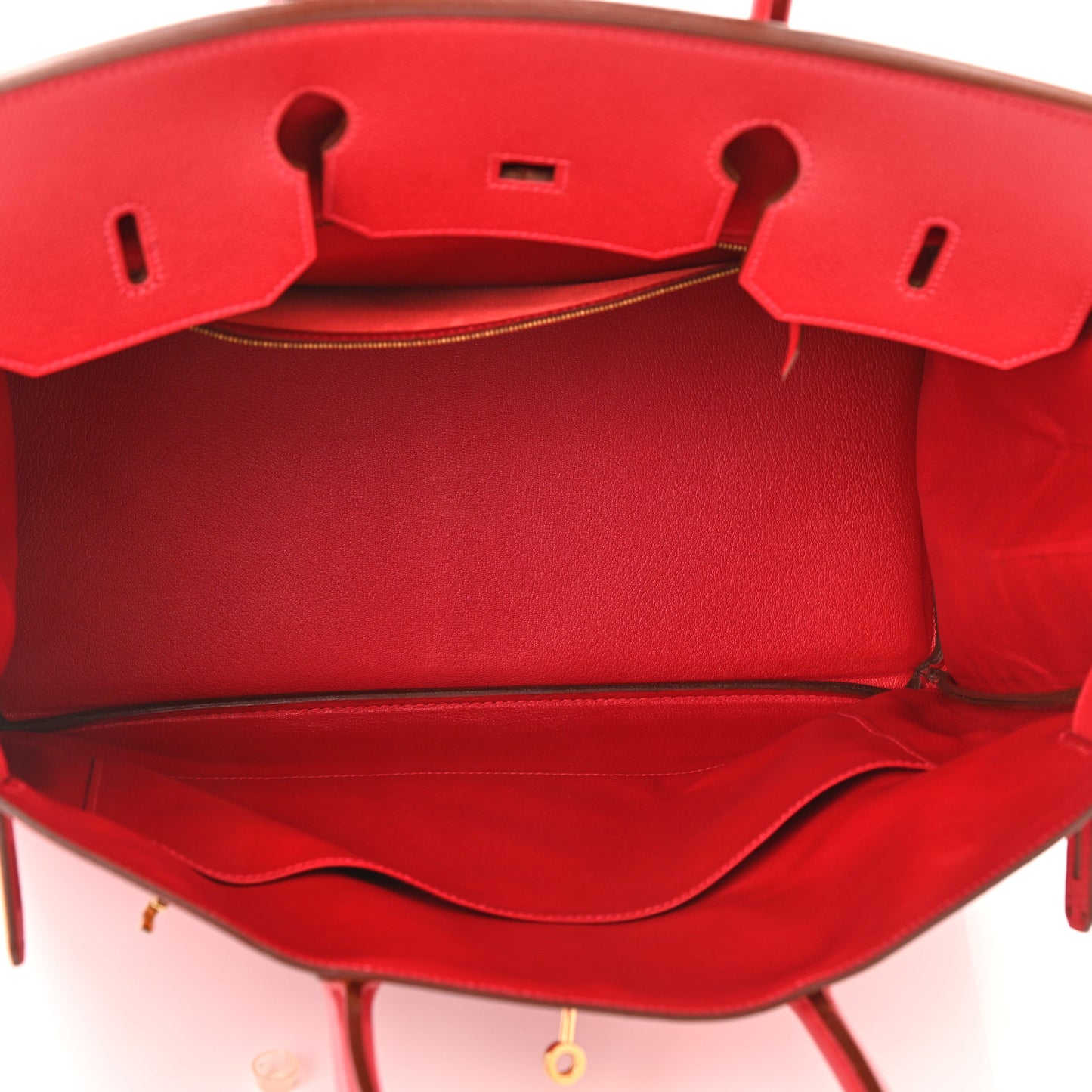 Epsom Birkin 40 Rouge Vif