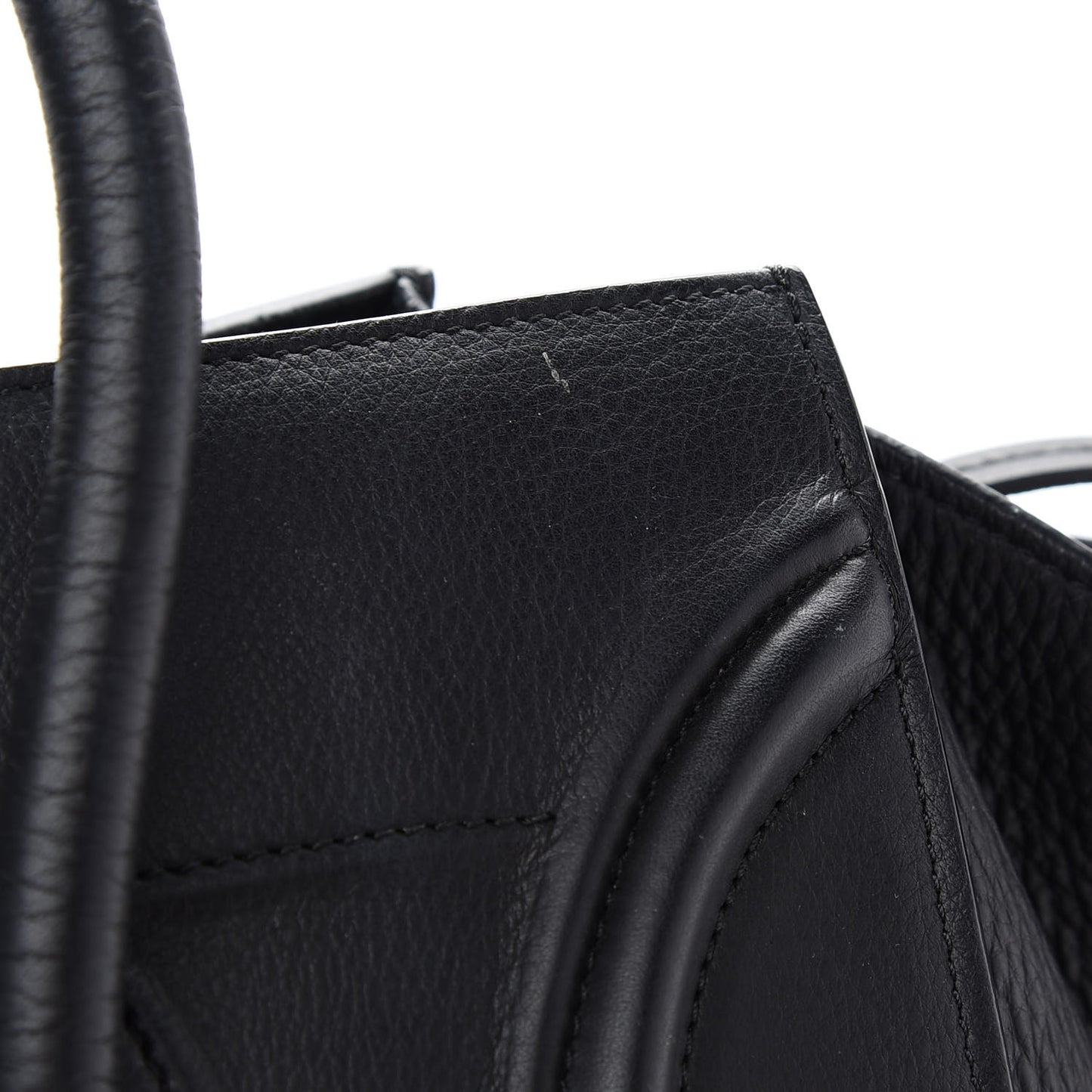 Supple Calfskin Medium Phantom Luggage Black