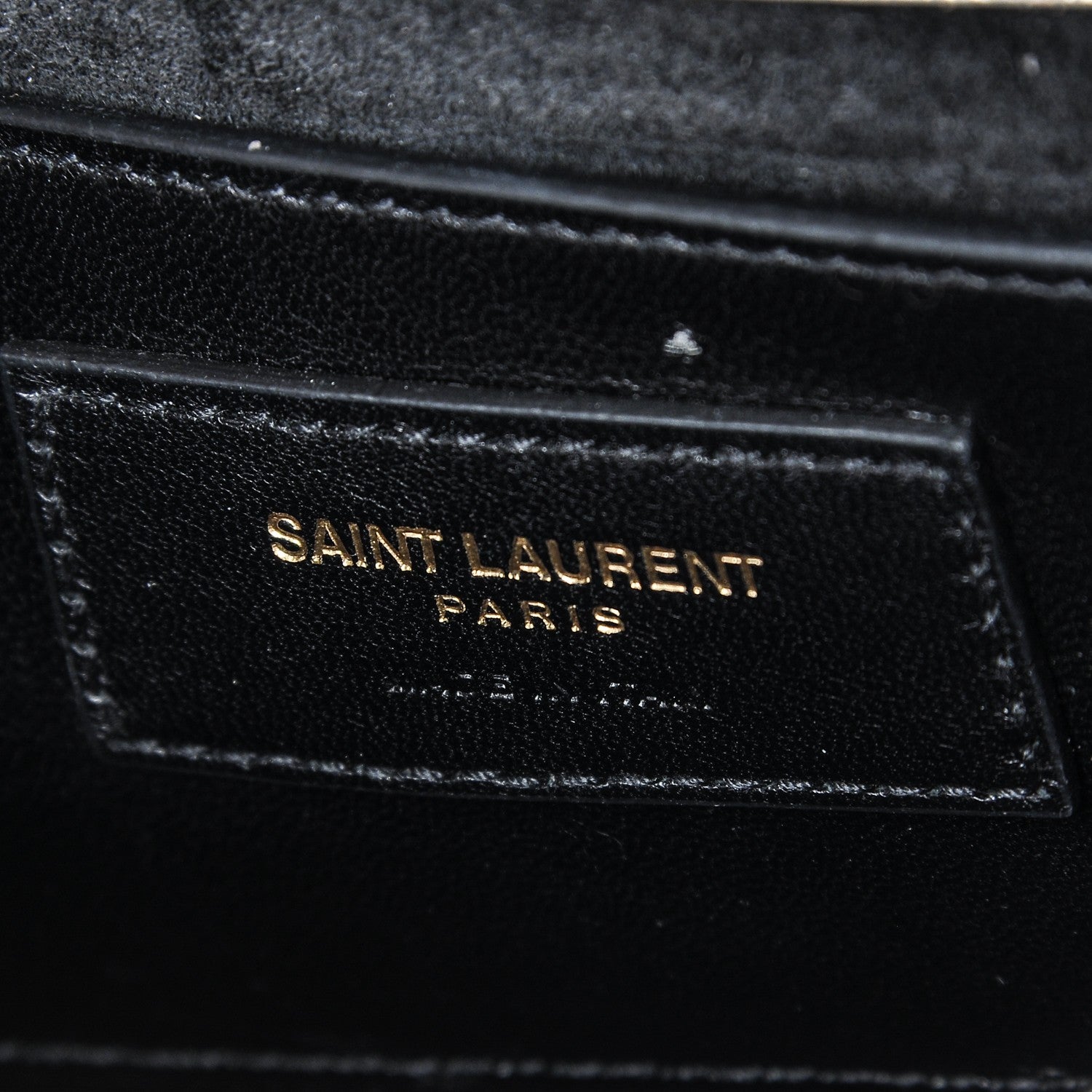 Saint Laurent Metallic Calfskin Small Classic Monogram Kate Satchel Pale Gold 6 of 6