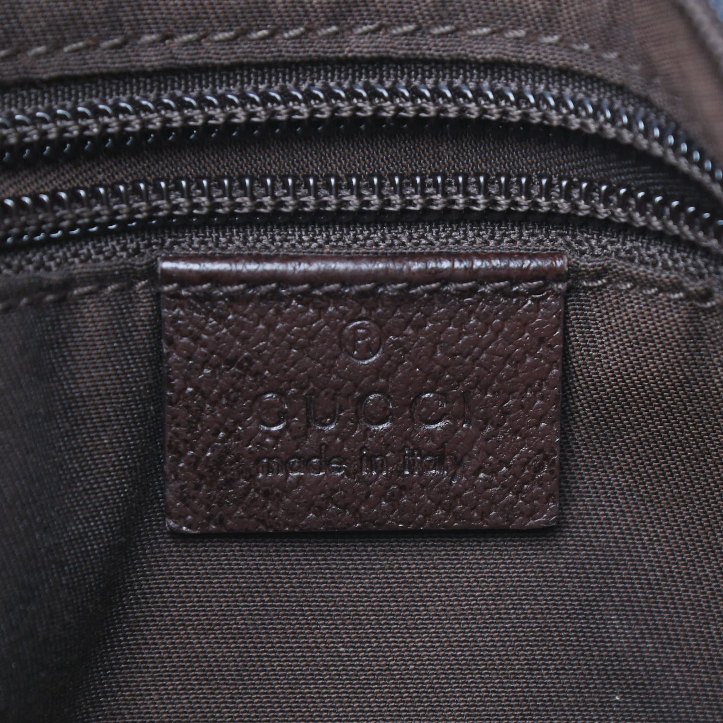 Monogram Web Medium Flat Messenger Bag Brown