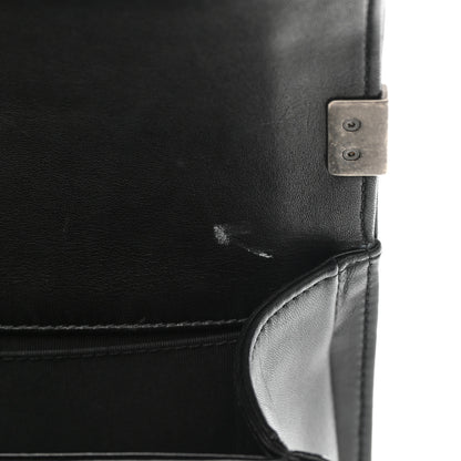 Chanel Lambskin Quilted Medium Boy Flap Black 11 of 16