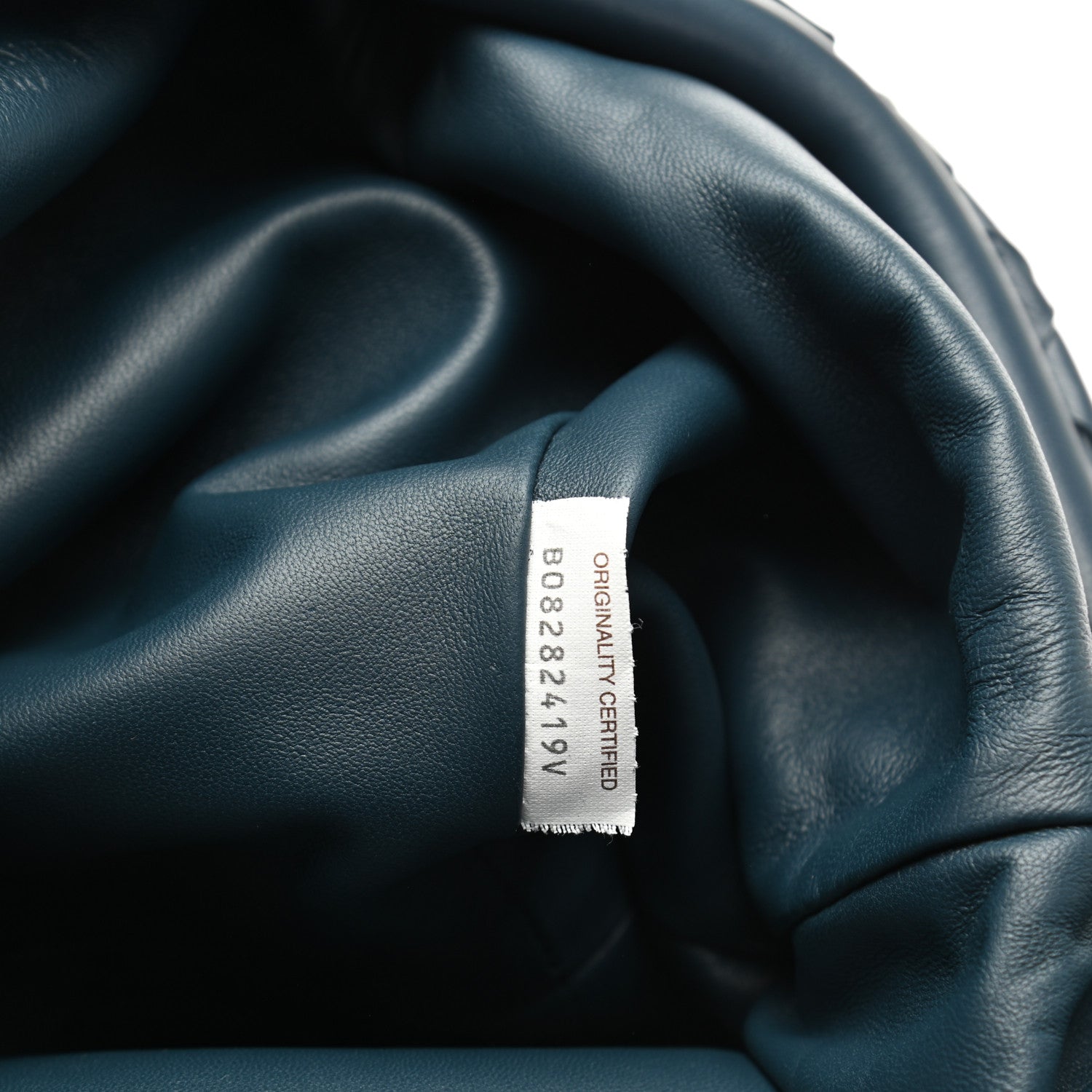 Bottega Veneta Nappa Maxi Intrecciato The Pouch Oversized Clutch Deep Blue 8 of 10