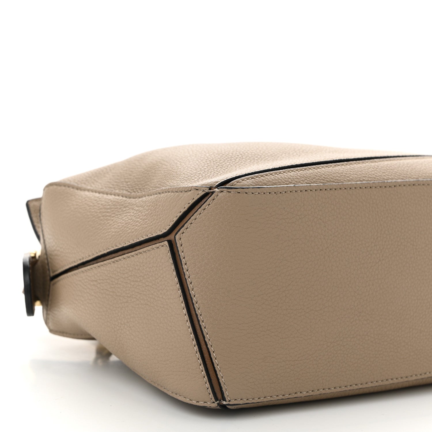 Loewe Grained Calfskin Small Puzzle Bag Sand Mink 1738963