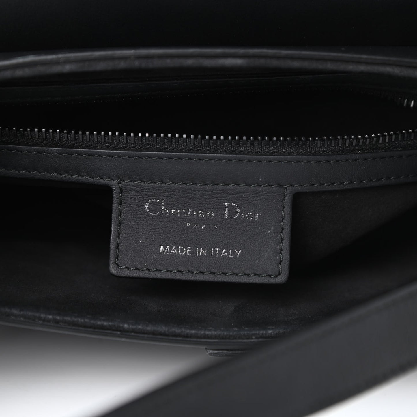 Ultra Matte Calfskin Saddle Bag Black