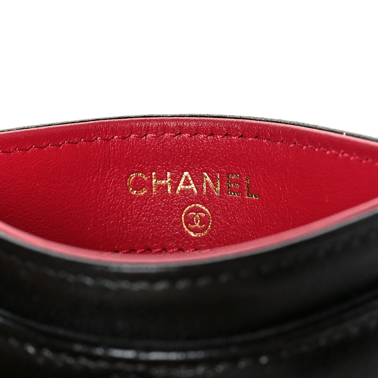 Chanel Lambskin Quilted Chanel 19 Card Holder Black 6 of 12