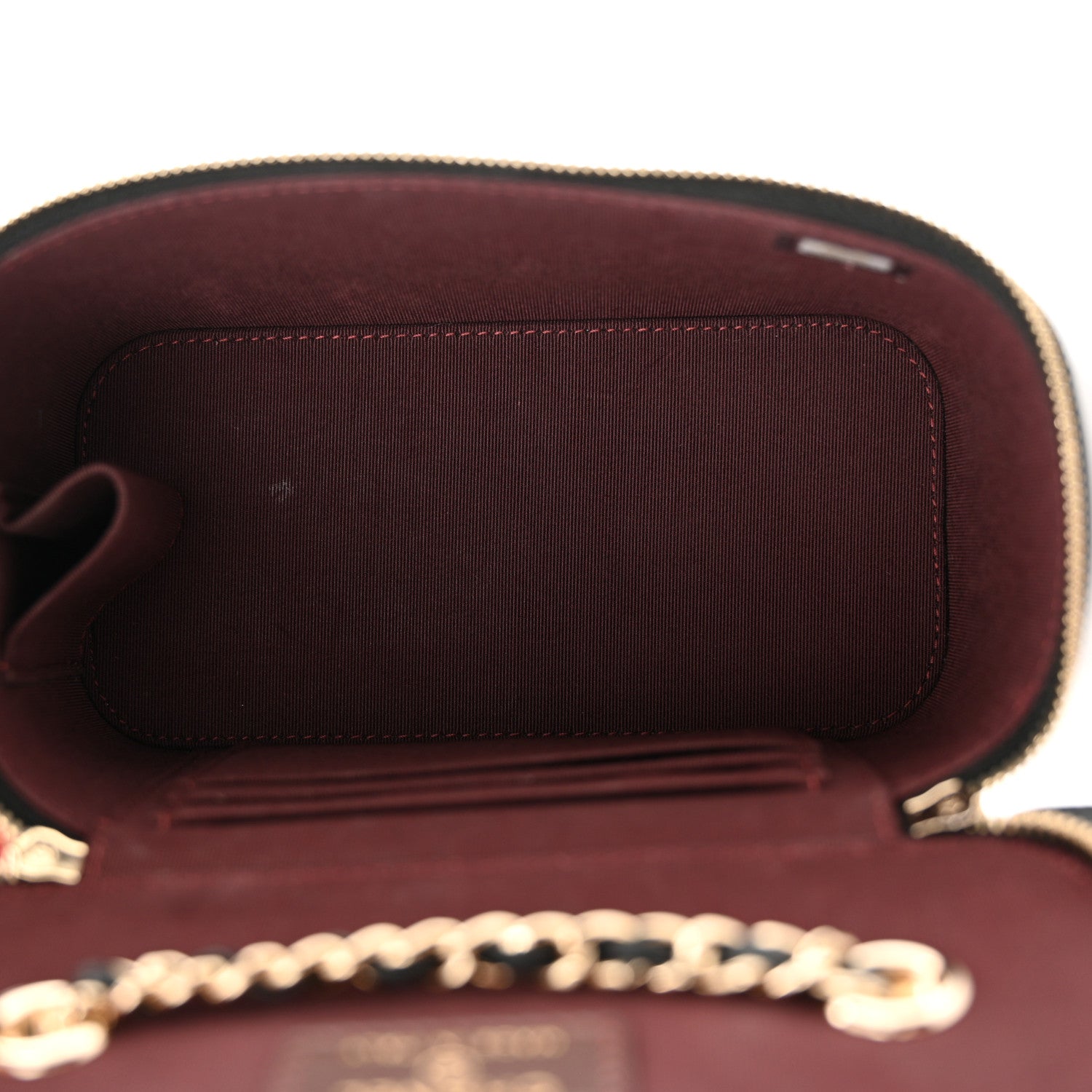 Chanel Caviar Quilted Small Vanity Case With Chain Black 5 of 13