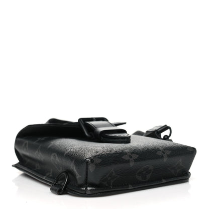 Louis Vuitton Monogram Eclipse Saumur Slingbag Black 4 of 9