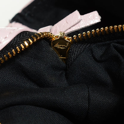 Balenciaga Agneau Giant 12 Gold Hardware Envelope Clutch Rose Poudre 17 of 18
