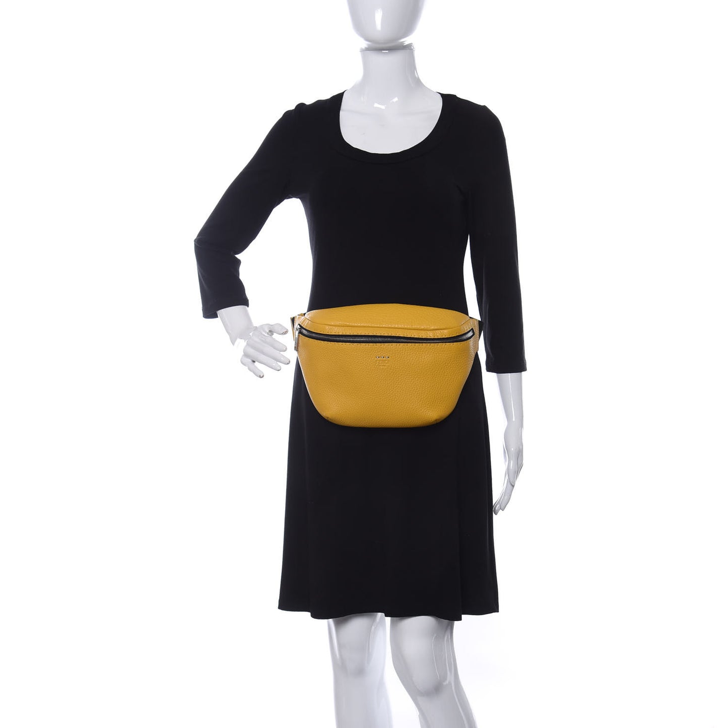Cuoio Romano Selleria Metal Stitch Stamp Patch Belt Bag Sunflower