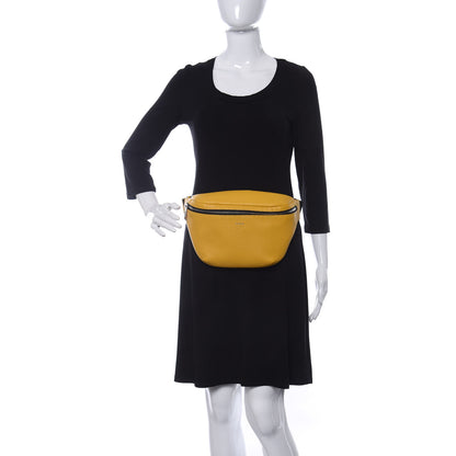 Fendi Cuoio Romano Selleria Metal Stitch Stamp Patch Belt Bag Sunflower 2 of 10