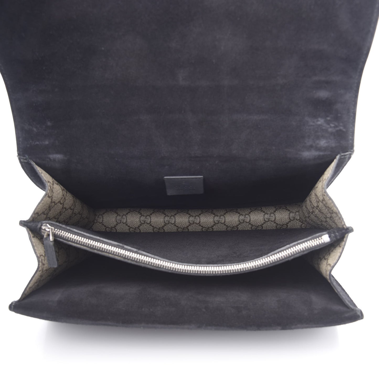 GG Supreme Monogram Medium Dionysus Shoulder Bag Black