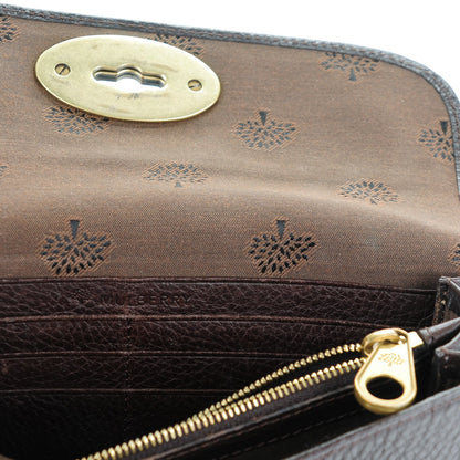 Mulberry Grainy Bayswater Wallet Chocolate 6 of 9