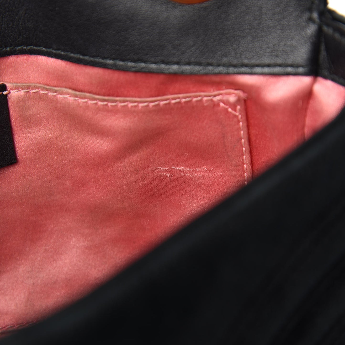 Velvet Matelasse Mini GG Marmont Shoulder Bag Black