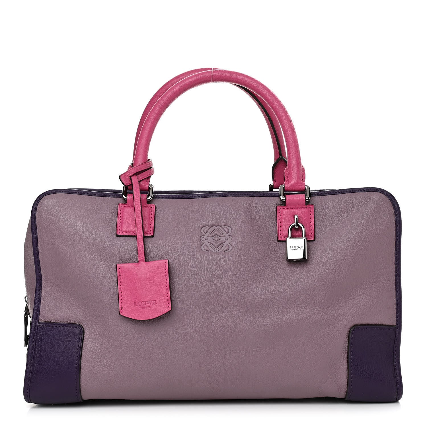 Loewe Goatskin Amazona 36 Purple 1 of 10