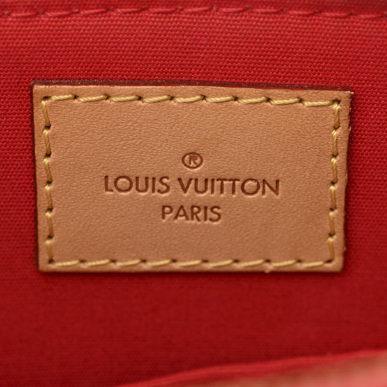 Louis Vuitton Vernis Alma BB Cherry 6 of 11