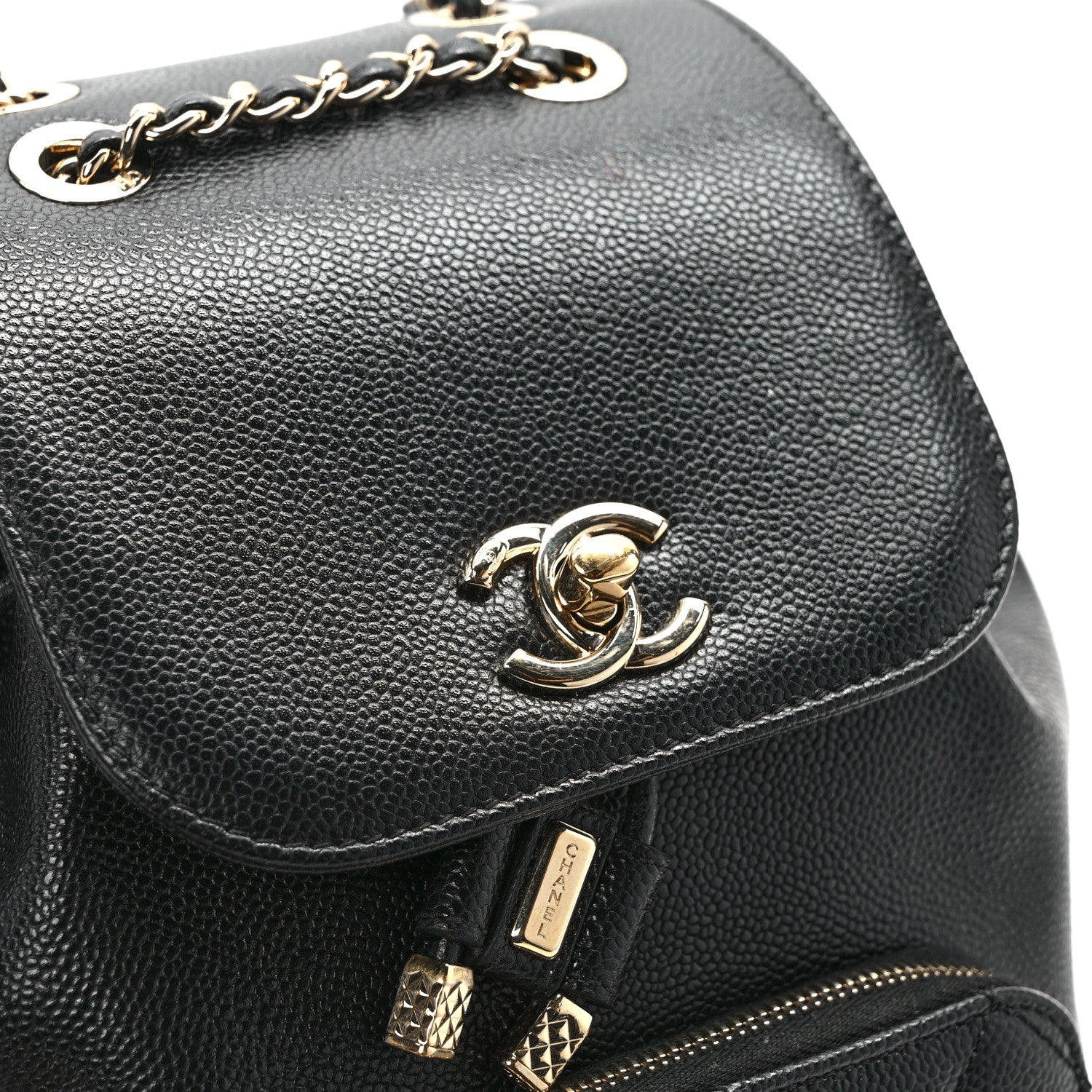 Chanel Caviar Quilted Mini Business Affinity Backpack Black 11 of 13