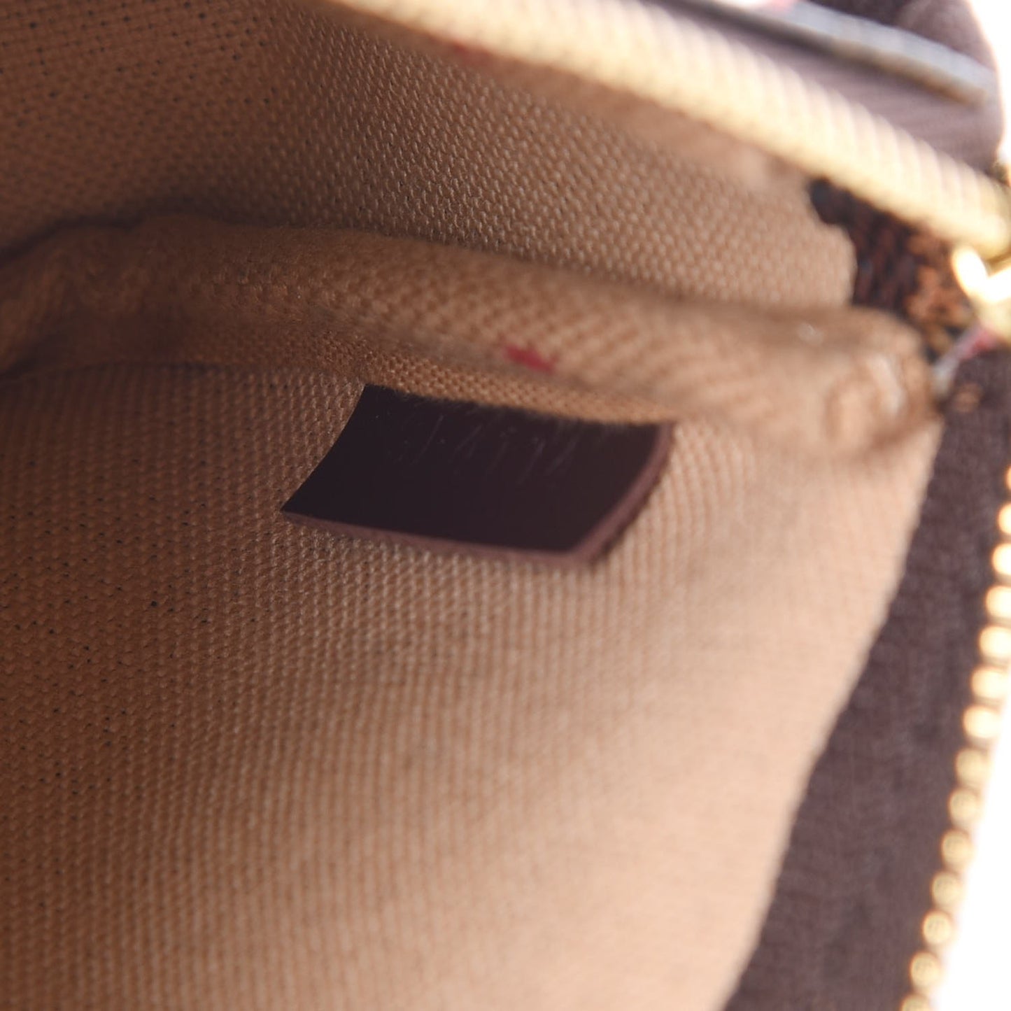 Damier Ebene 2014 Christmas Animation Mini Pochette Accessories