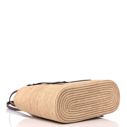 Loewe Raffia Small Square Basket Tote Bag Natural Tan 3 of 9
