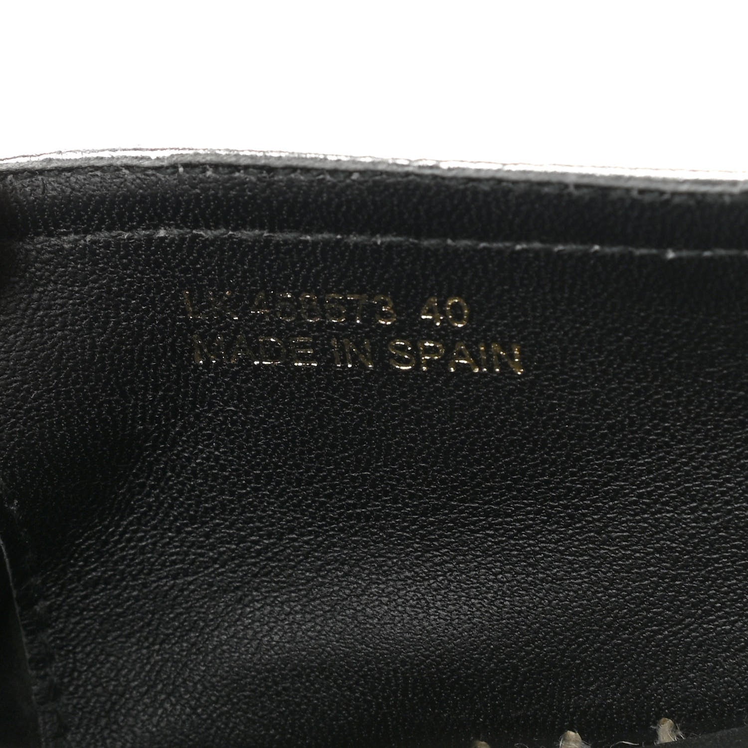 Saint Laurent Metallic Lambskin Monogram Espadrilles 40 Argento 8 of 8