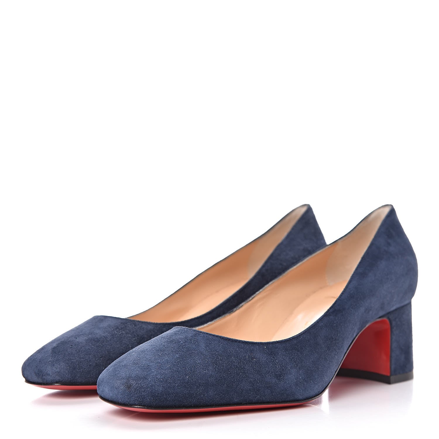 Christian Louboutin Veau Velours Donna Stud 55 Pumps 36.5 Bavarois 3 of 10