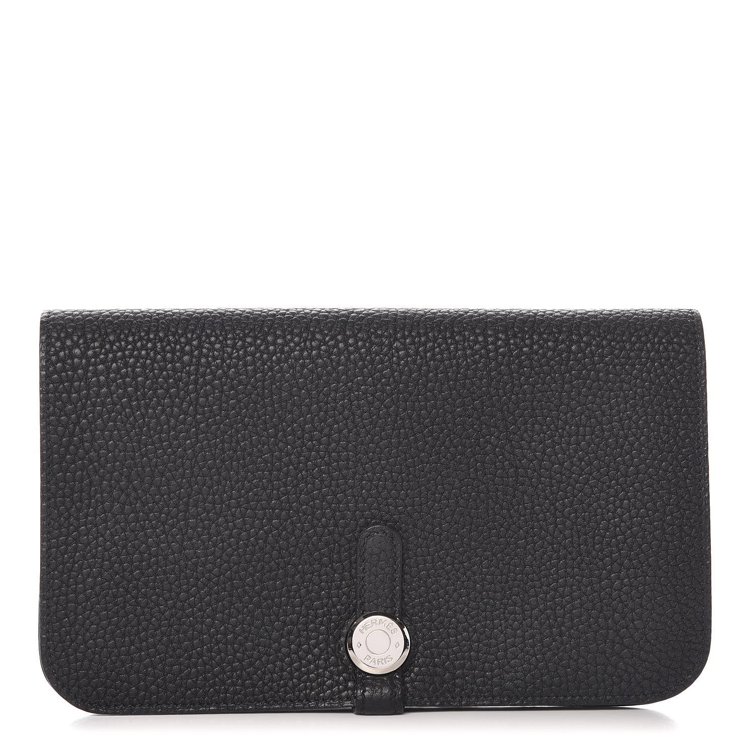 Hermes Togo Dogon Duo Wallet Black 1 of 11