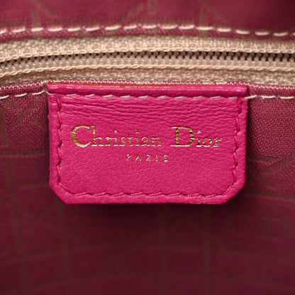 Christian Dior Lambskin Cannage Medium Lady Dior Pink 6 of 30